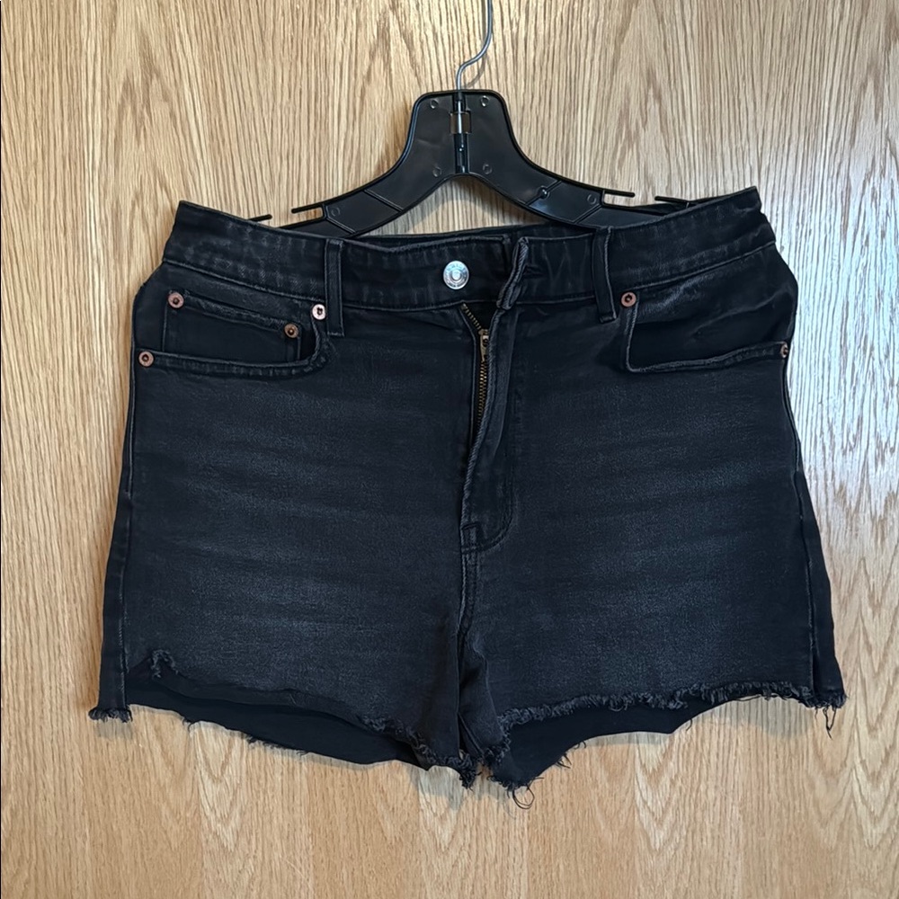 American Eagle Outfitters Black Denim Shorts